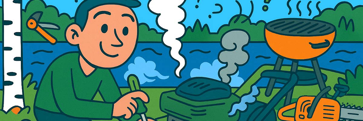 Kone- ja laiteaiheinen kuvituskuva