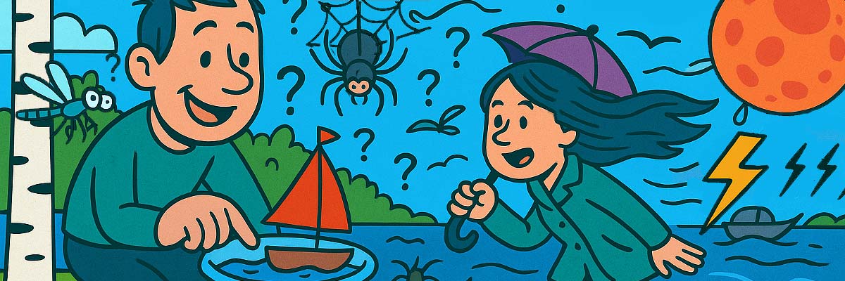 Luonnonilmiöt-aiheinen kuvituskuva