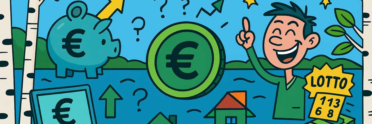 Raha-aiheinen kuvituskuva