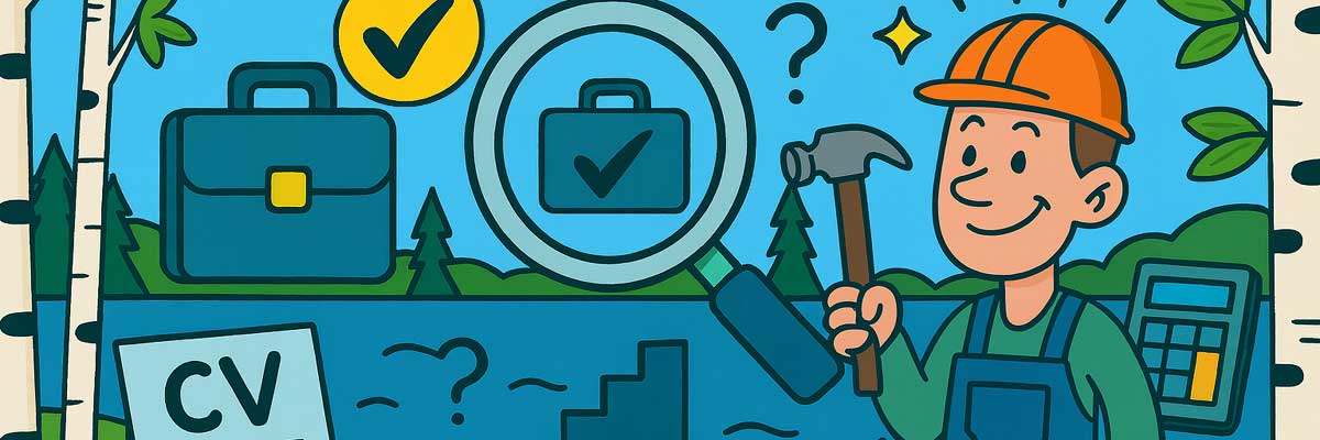 Työaiheinen kuvituskuva