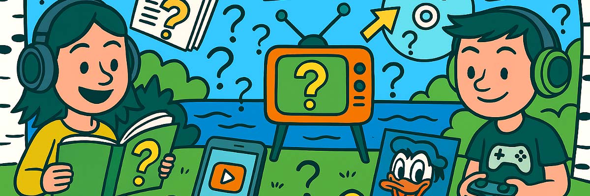 Viihde-aiheinen kuvituskuva